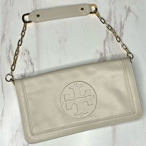 Tory Burch Shoulder Bag- Beige- Leather